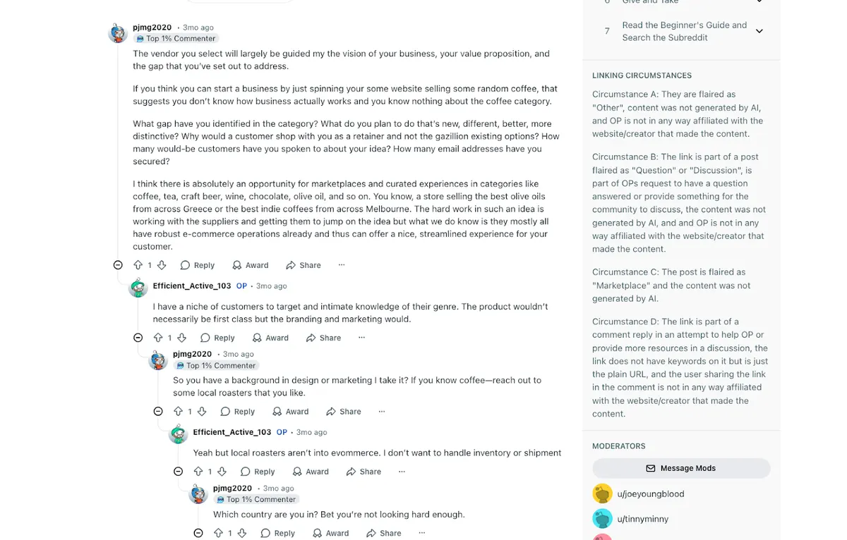 Validate product on Reddit community