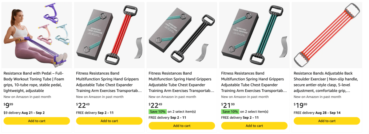 Adjustable Hand Grippers product examples
