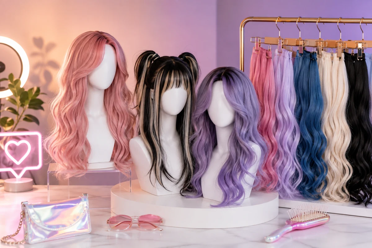 Trend-based fashion hair hair niche example