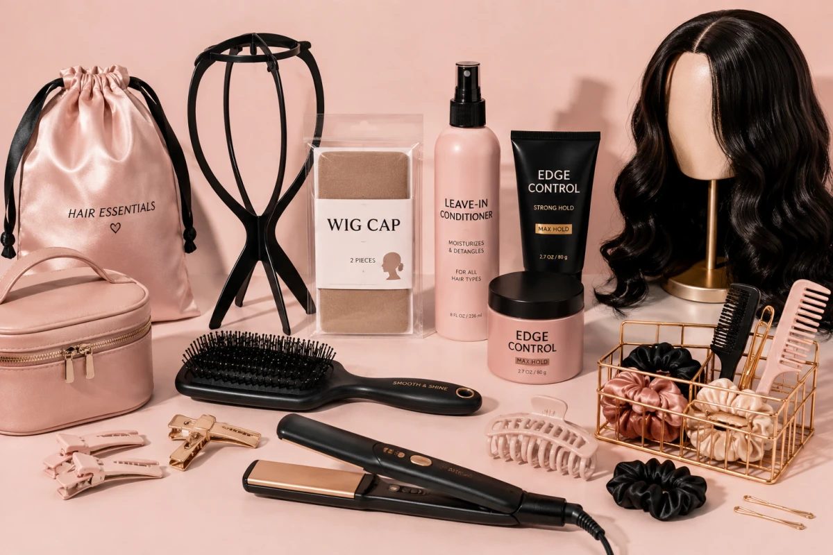 Hair accessories and add-on products hair niche example