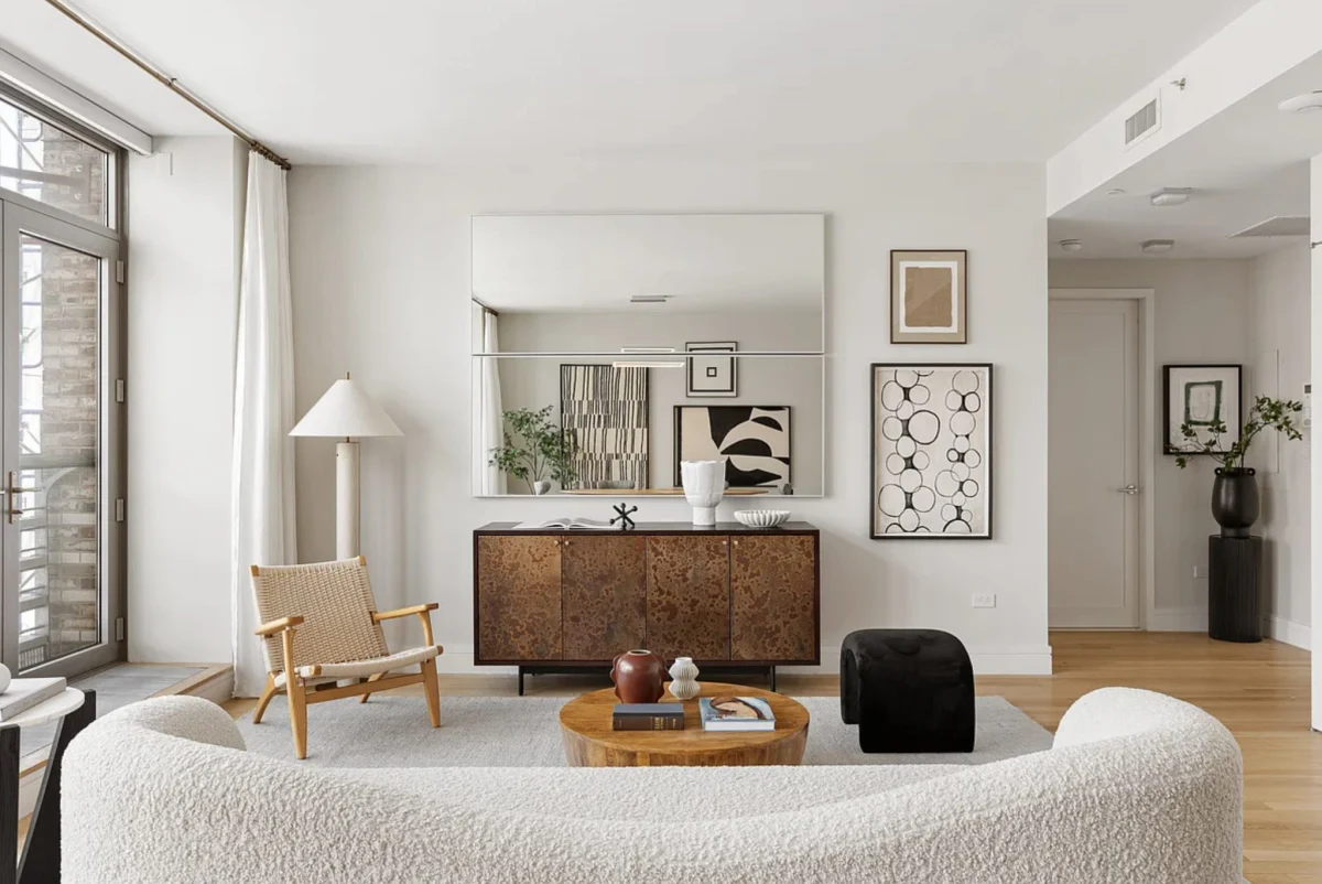 Warm minimalism and Scandi-boho accessories style example
