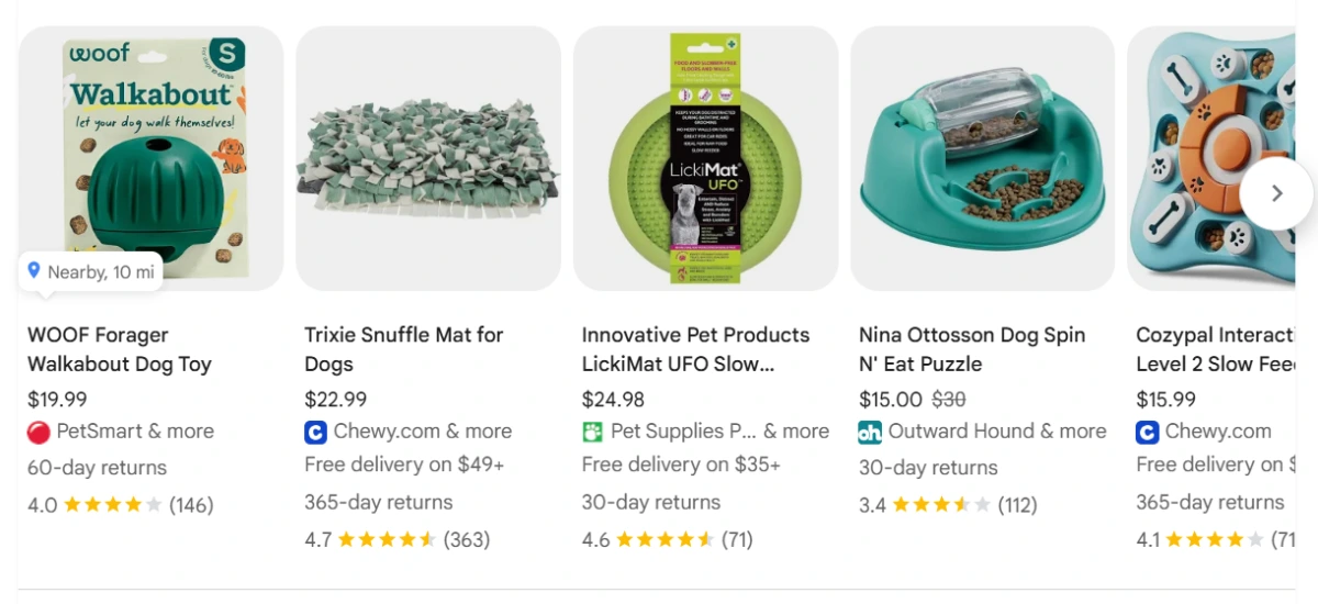 Slow Feeder product example