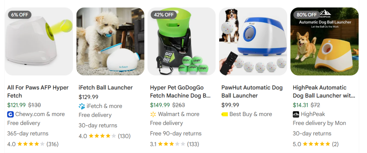 Automatic Ball Launcher product example