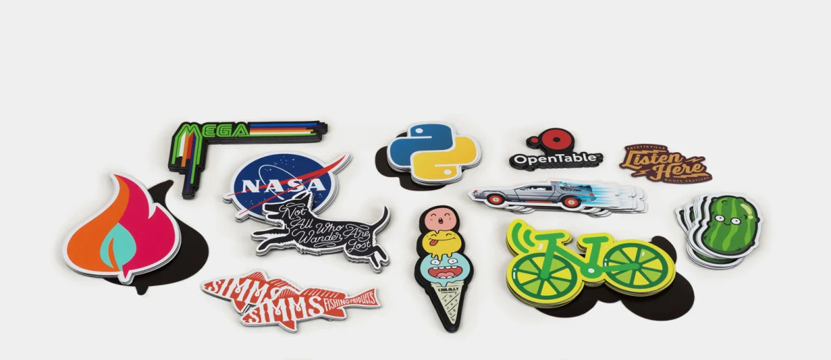 Die-Cut Magnet Stickers product example