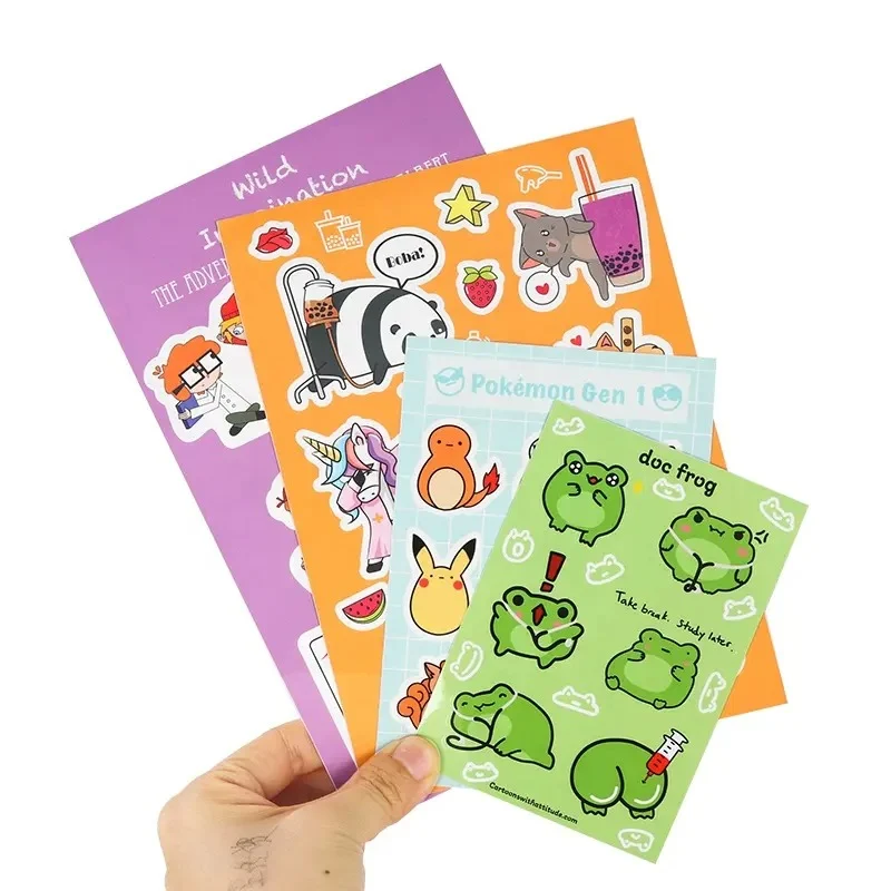 Kiss-Cut Sticker Sheets product example