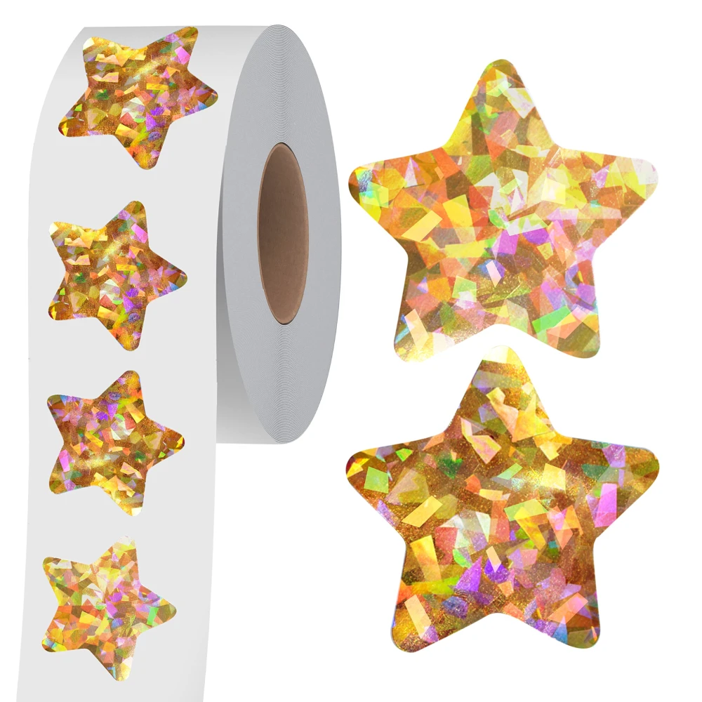 Holographic &amp; Metallic Stickers product example