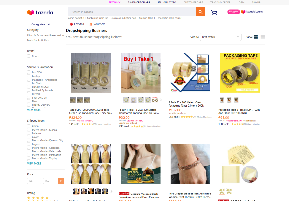 Choosing a niche and product category for Lazada