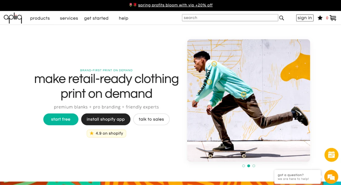Apliiq homepage