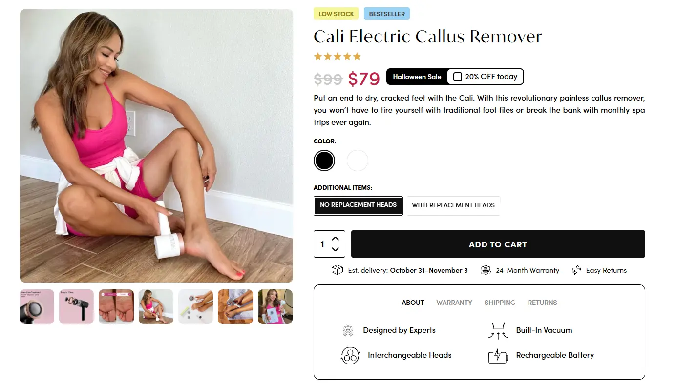 cali electric callus remover