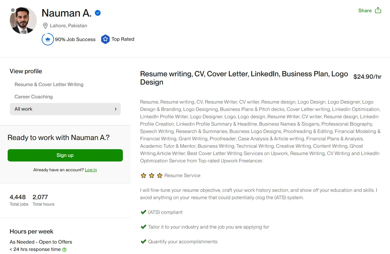 freelance writing services