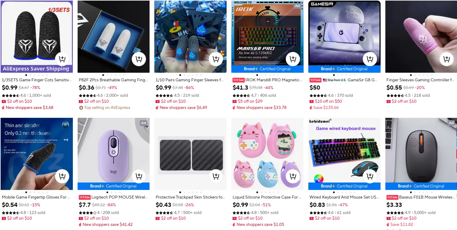 gaming keyboards products