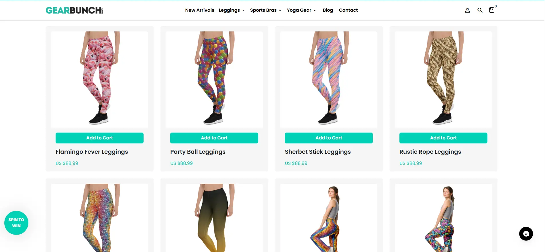 gearbunch product example page