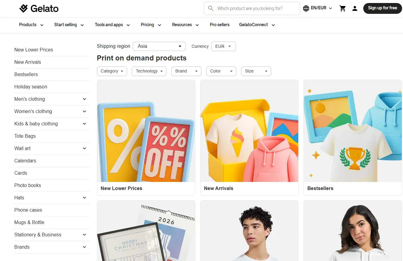 Gelato POD Shopify app
