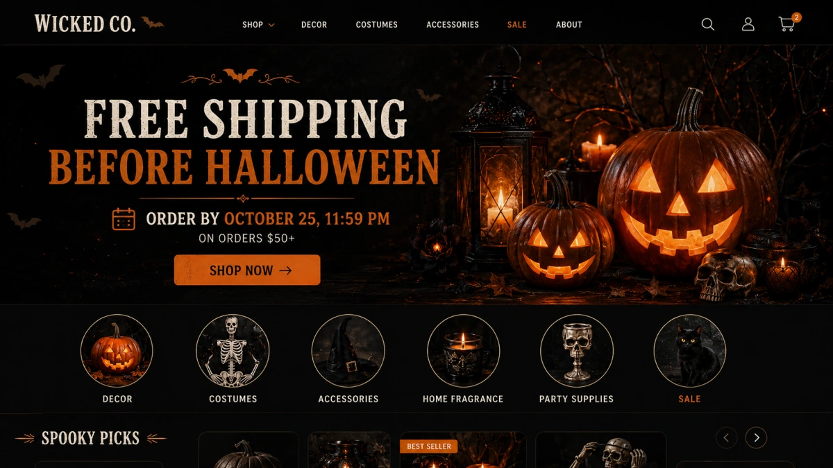 Add Urgency With Free Shipping Deadlines example