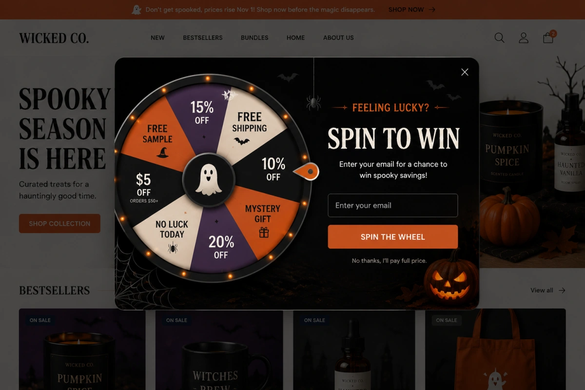 Add A Gamified Element To Your Store example