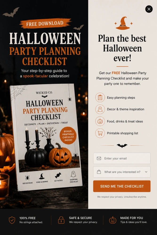Offer A Halloween-Themed Lead Magnet example