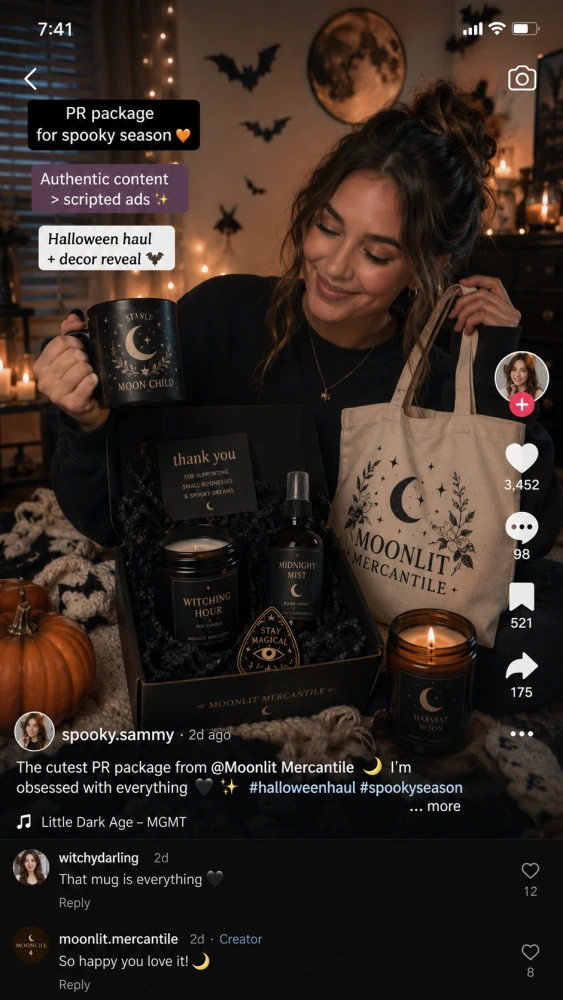 Partner With Influencers And Creators example
