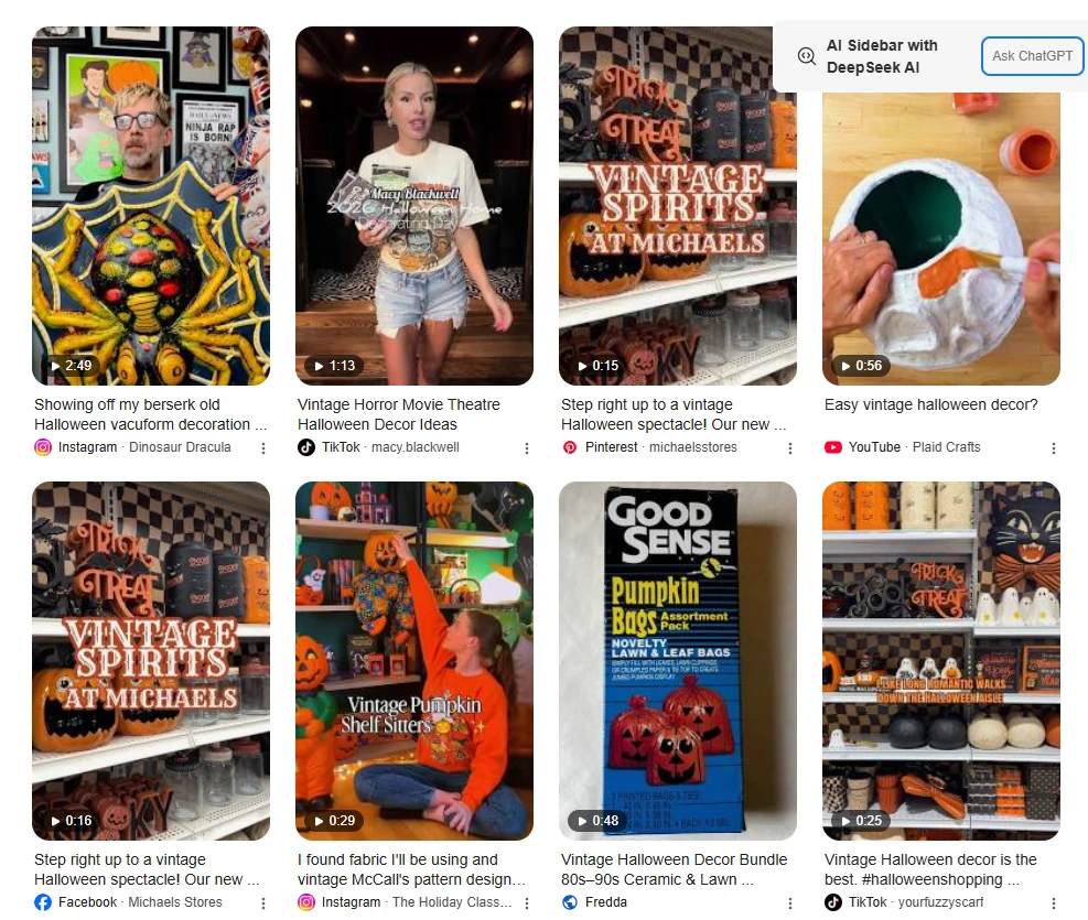 Retro and vintage Beistle-style Halloween design examples