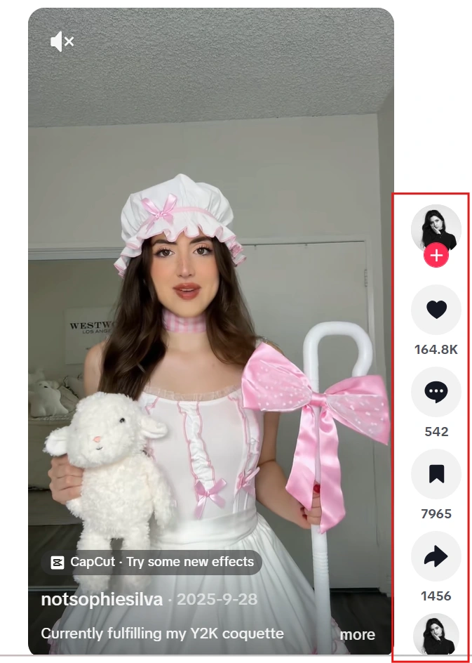 Girly and feminine ghost aesthetic printed on apparel example