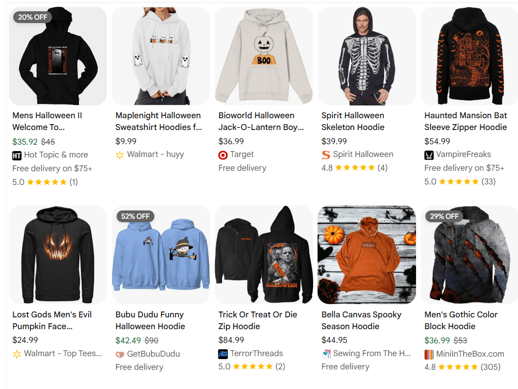 Hoodies And Sweatshirts examples