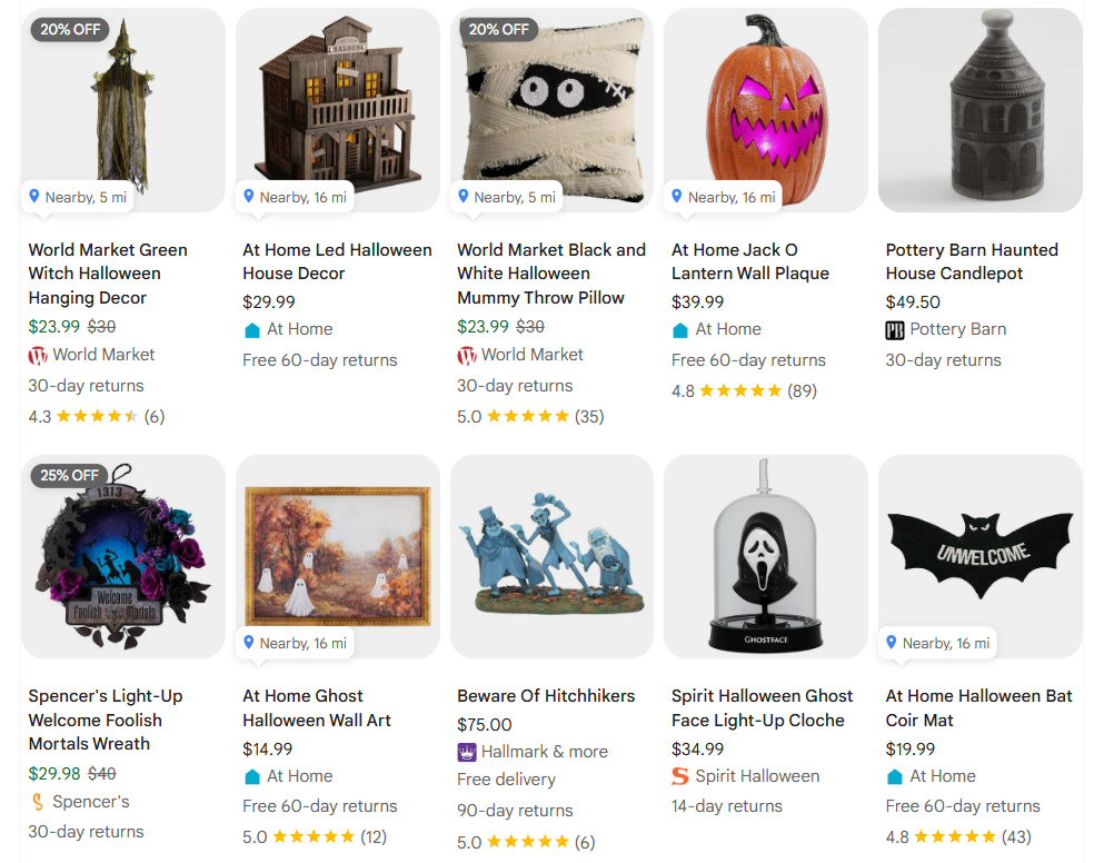 Home Decor examples