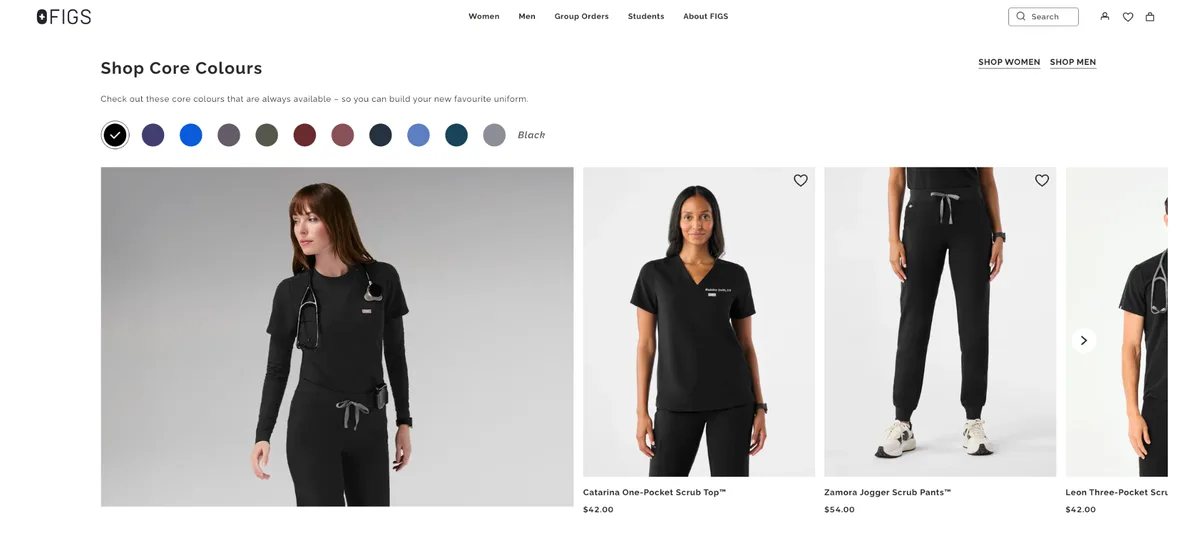 Figs homepage