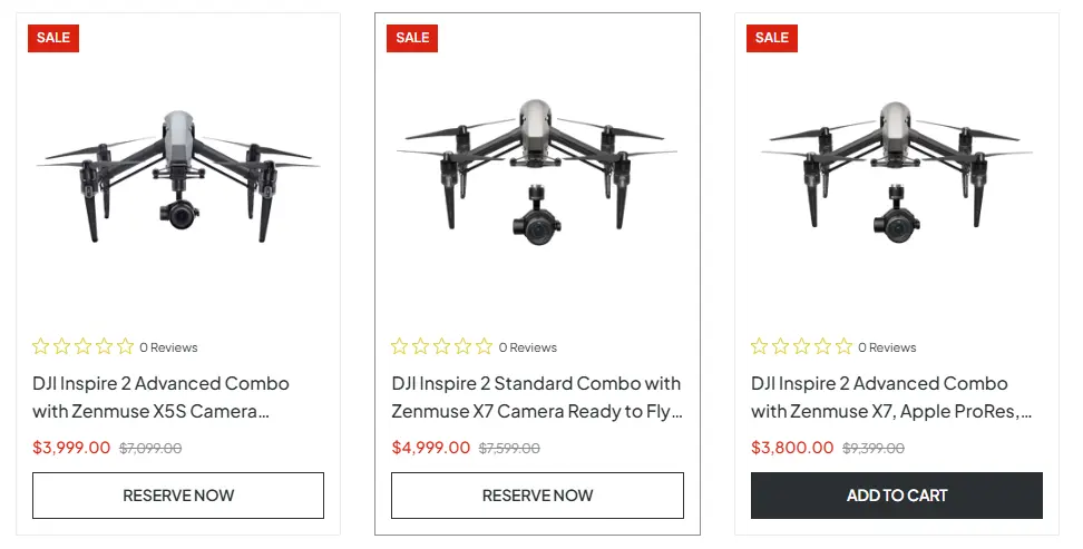 high-end drones product