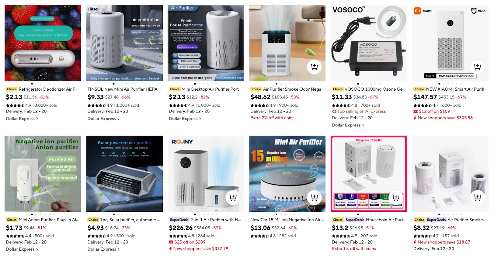 Air Purifiers products