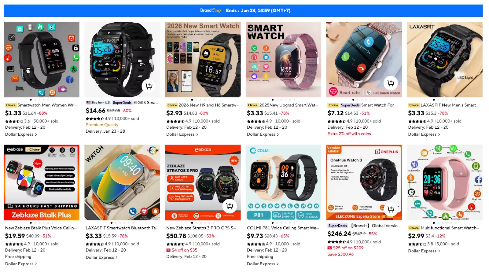 Smartwatches products