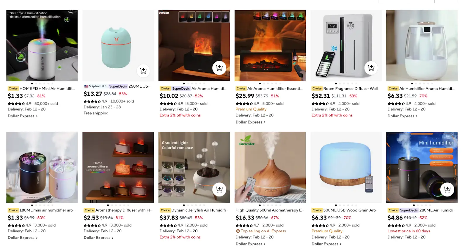  Essential Oil Diffusers products