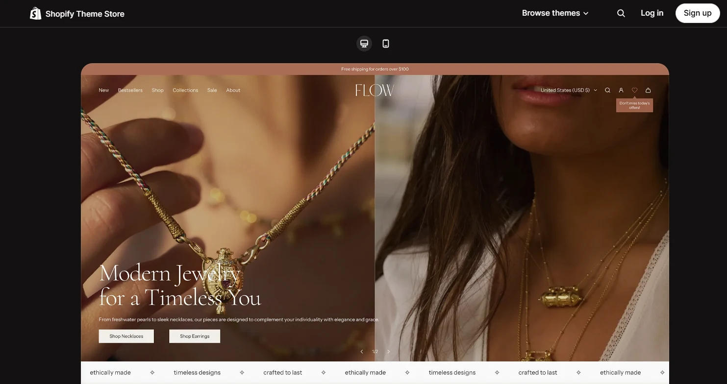 Shopify Themes for Jewelry stores