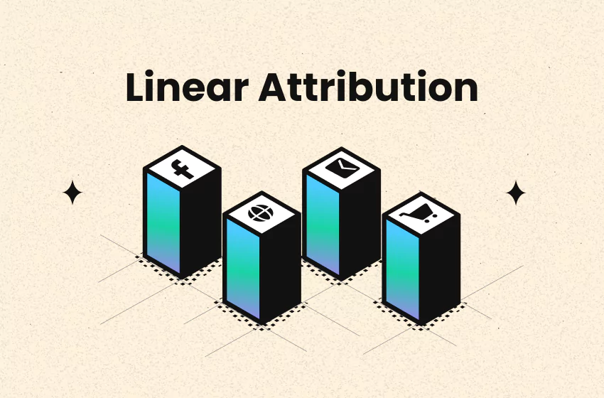 Bar chart blocks for linear attribution how it works and when to use it 2025 - by TrueProfit