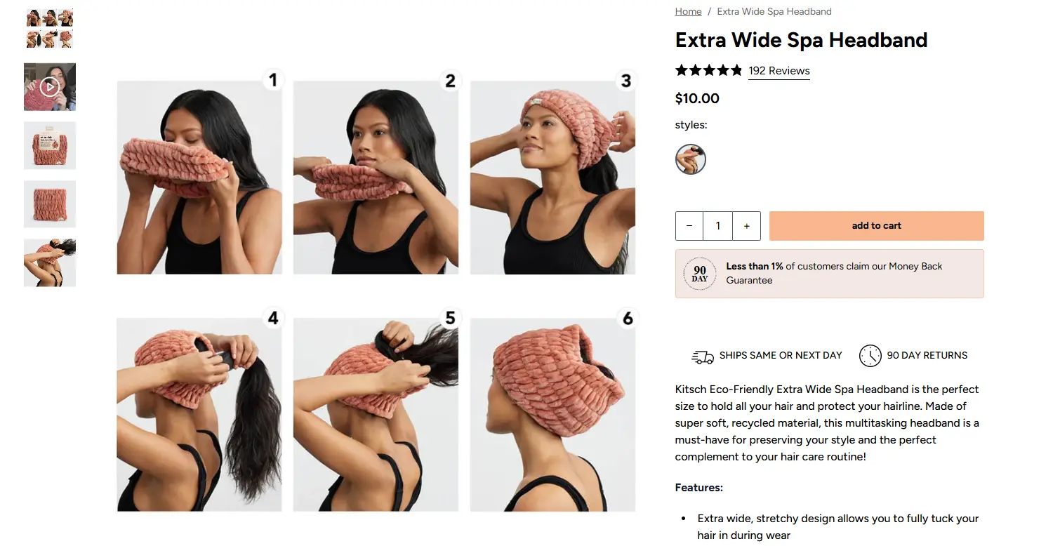 makeup headband demand