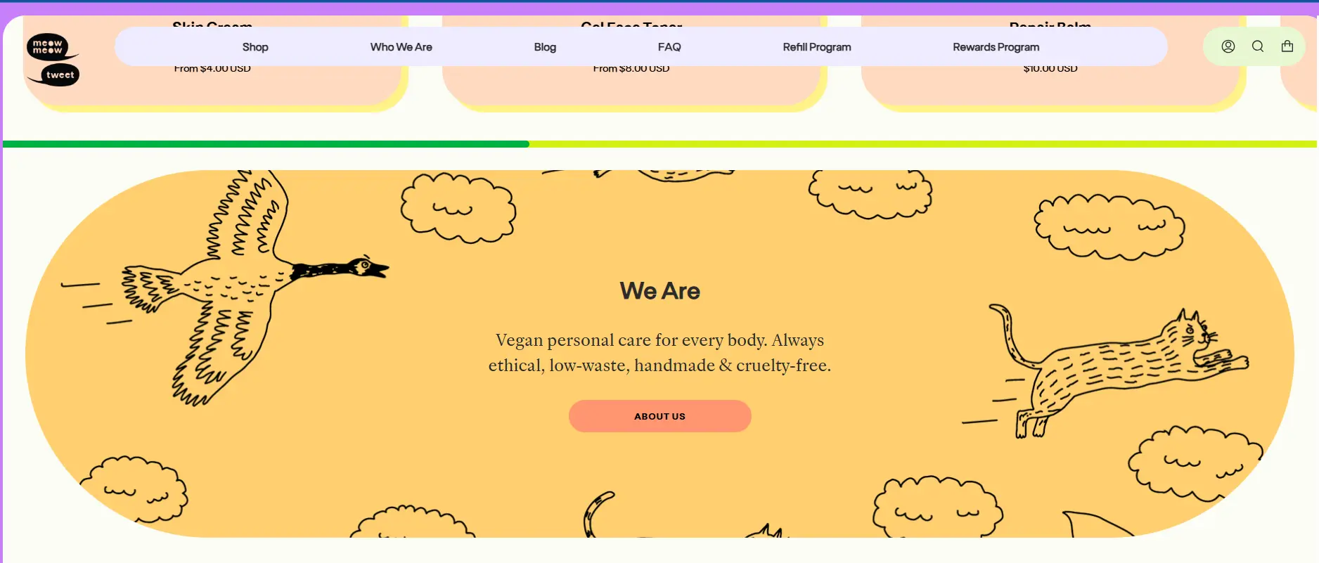 meow meow tweet hand-draw