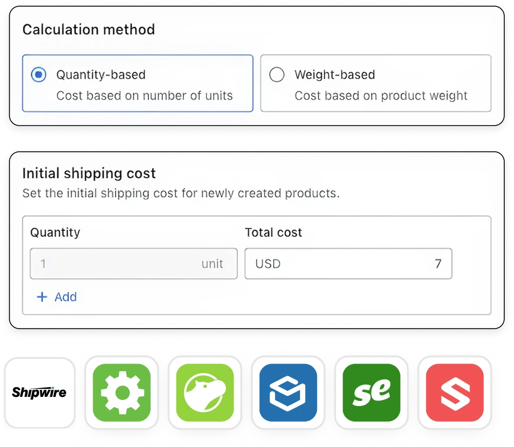 Monitor shipping cost with ease