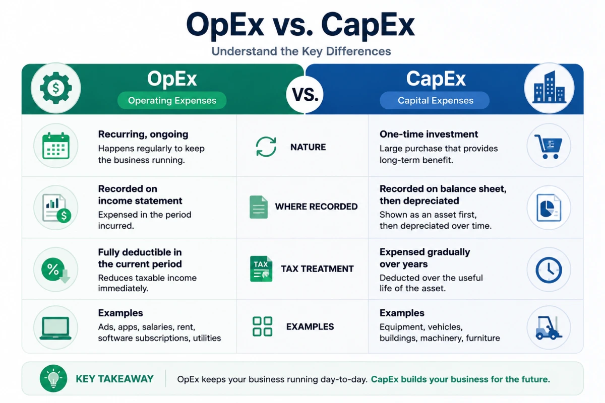 OpEx vs. CapEx