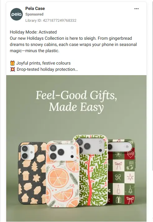 facebook ads pela case