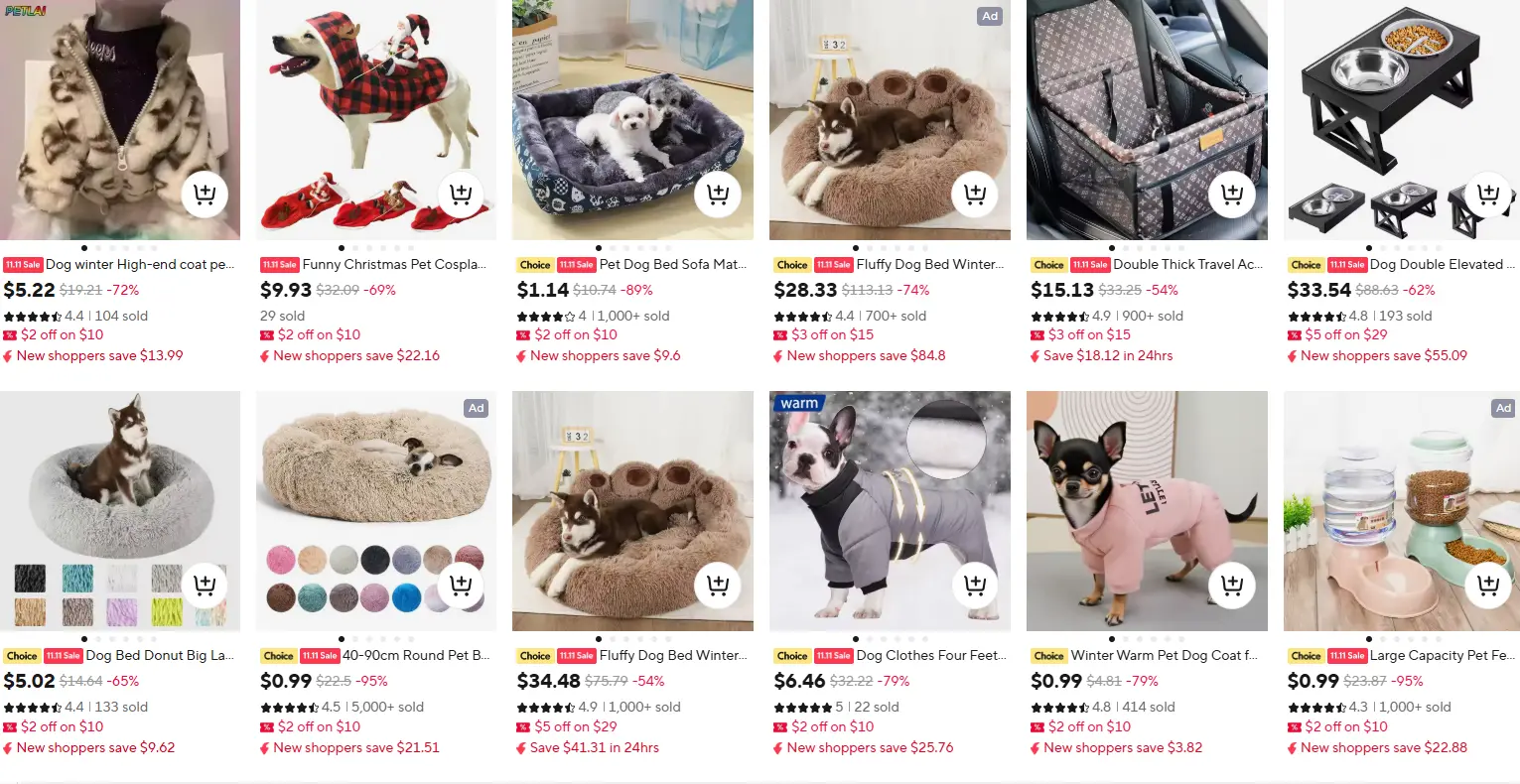 pet accessories products