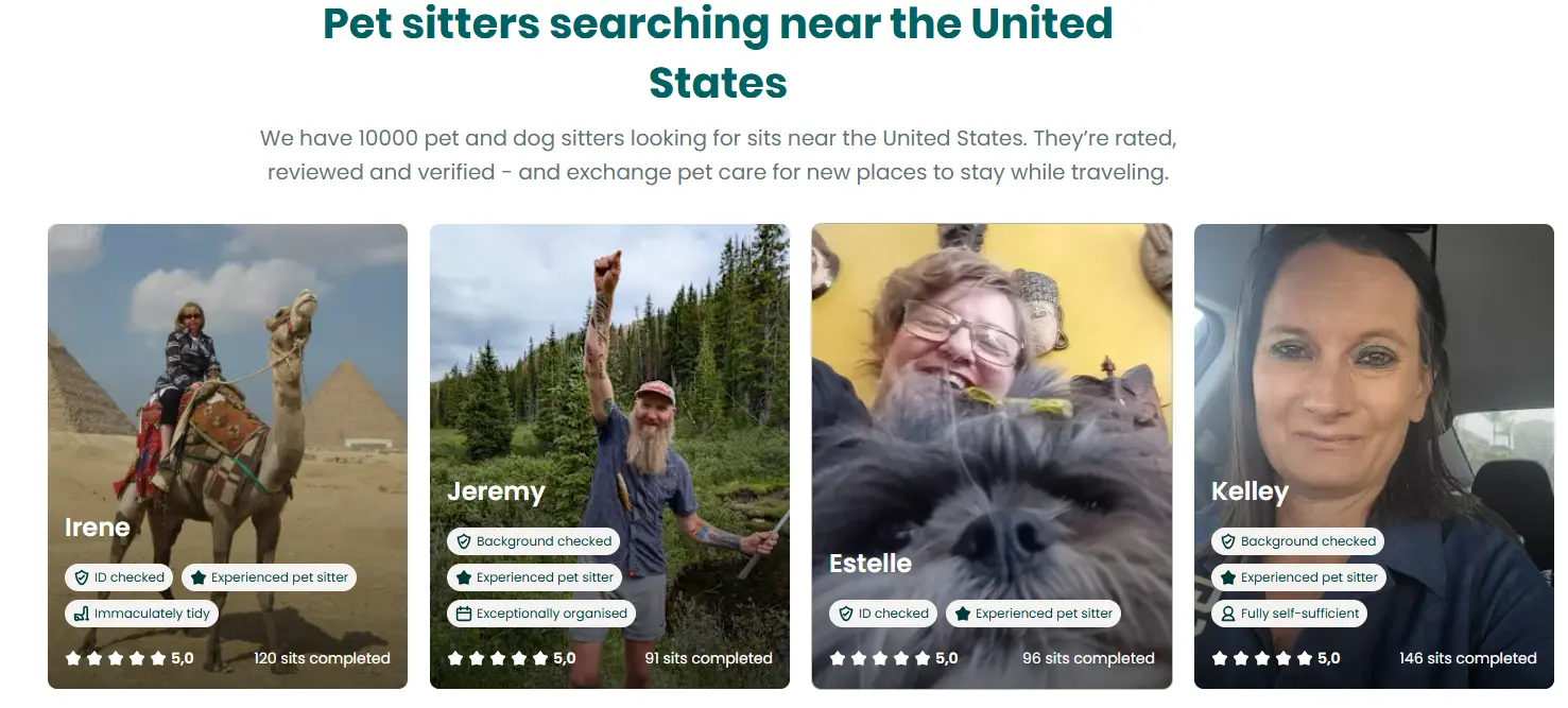 pet sitters