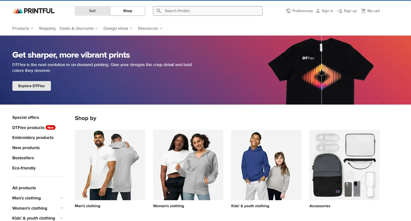 Printful Shopify POD app