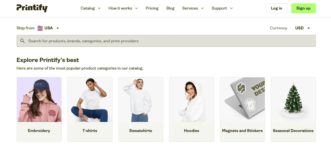 Printify POD Shopify app