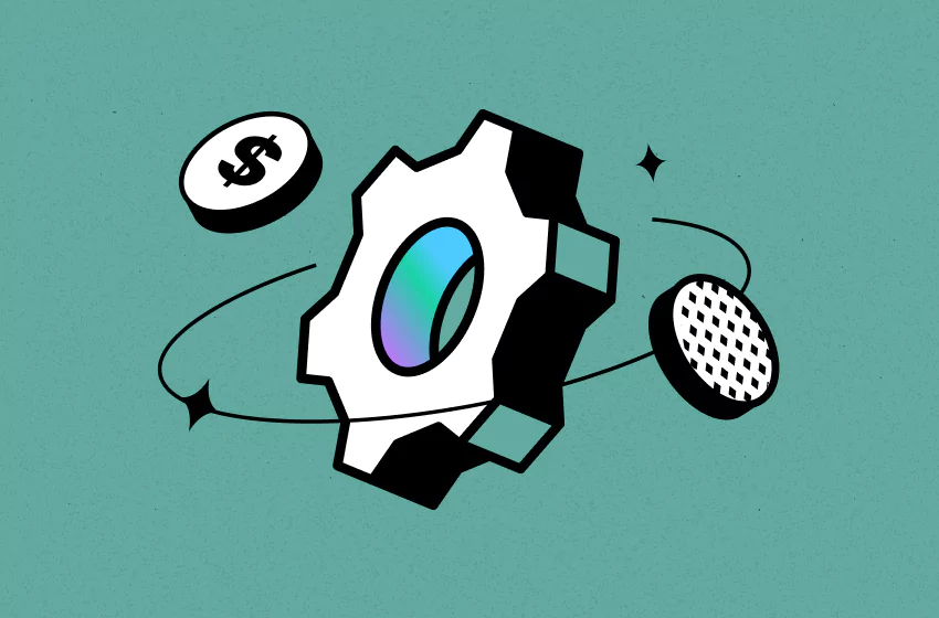 Gear with dollar sign and upward arrow for what is profit optimization and tips for ecommerce growth - by TrueProfit