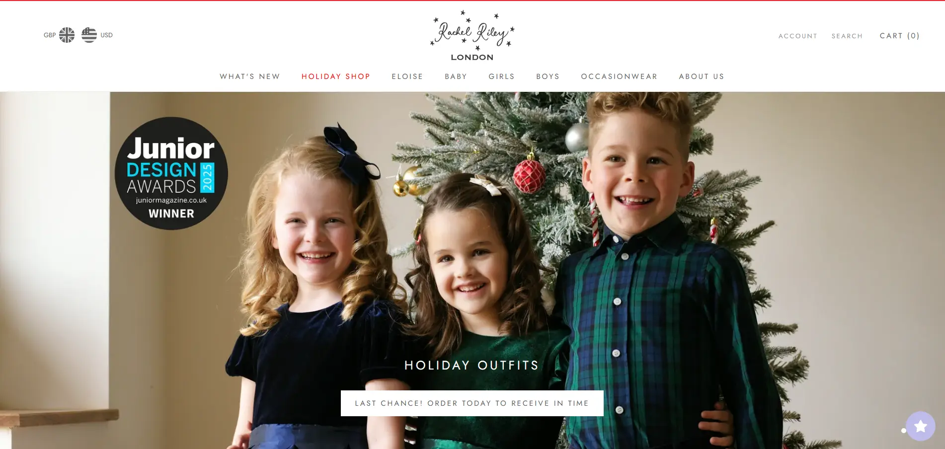 Rachel Riley homepage