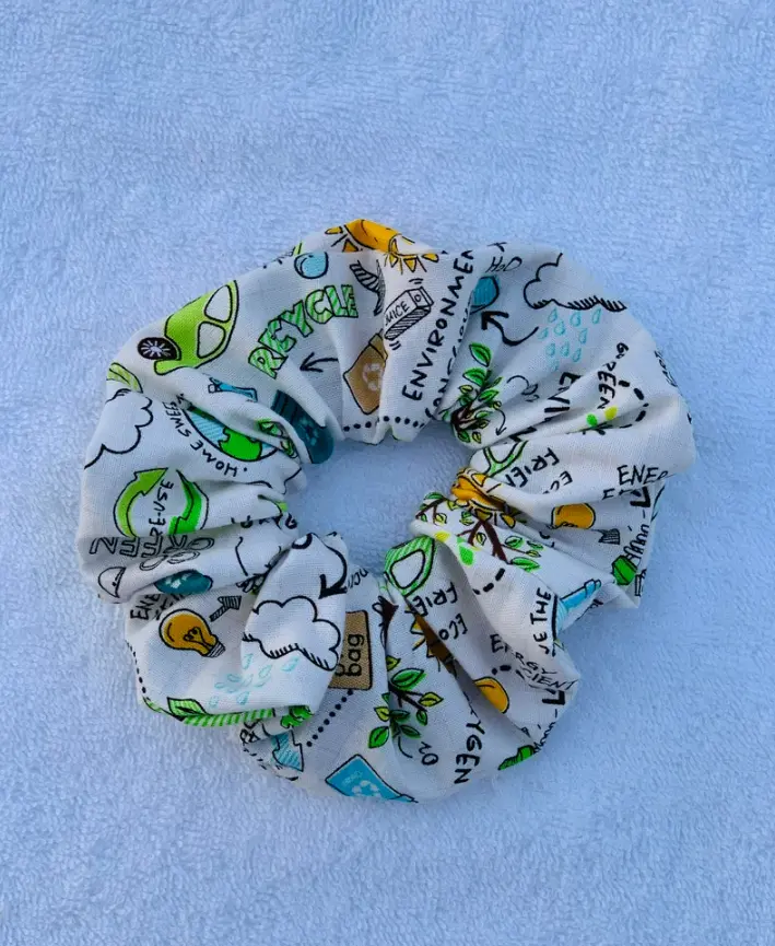 recycled scrunchie