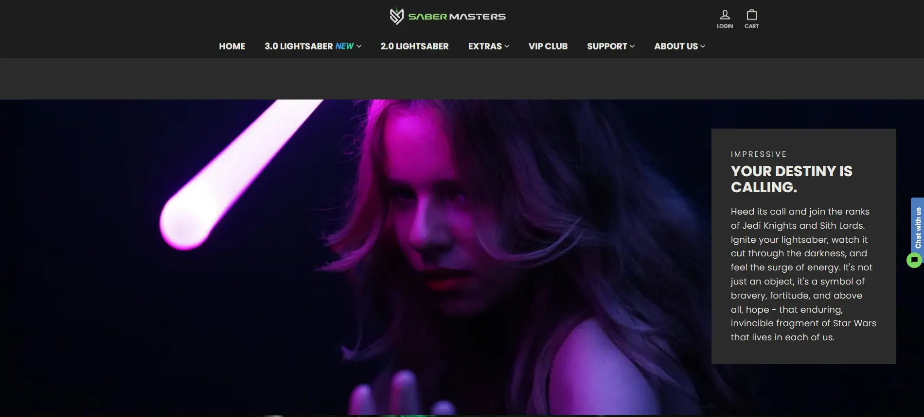 sabermasters website