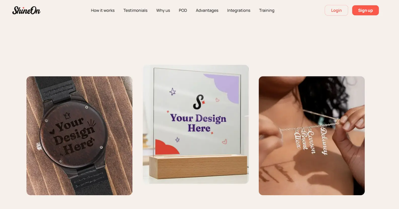 POD Shopify app ShineOn