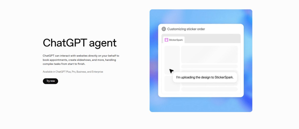 ChatGPT page screenshot