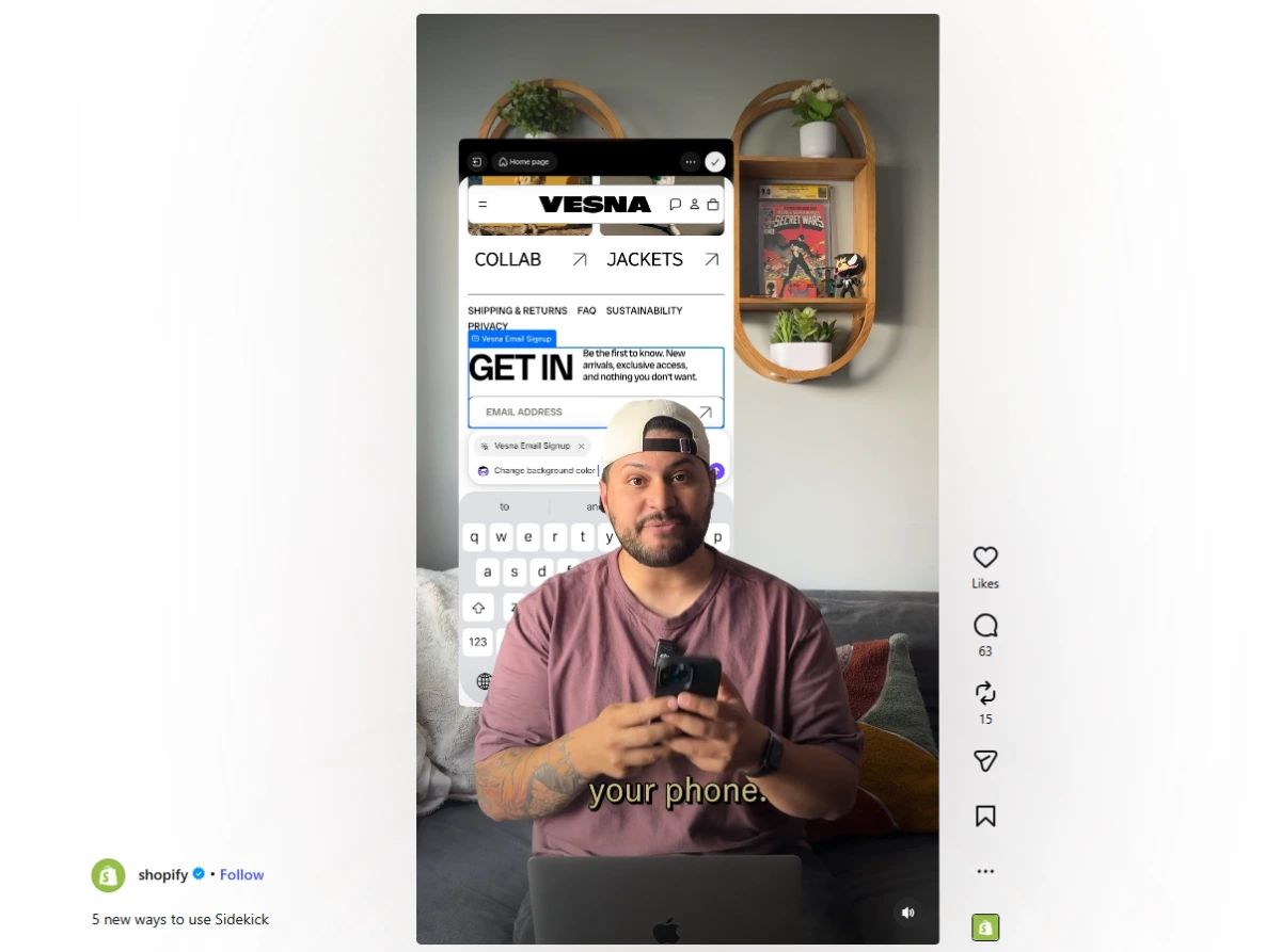 Sidekick on Mobile and Apple Watch interactive UI