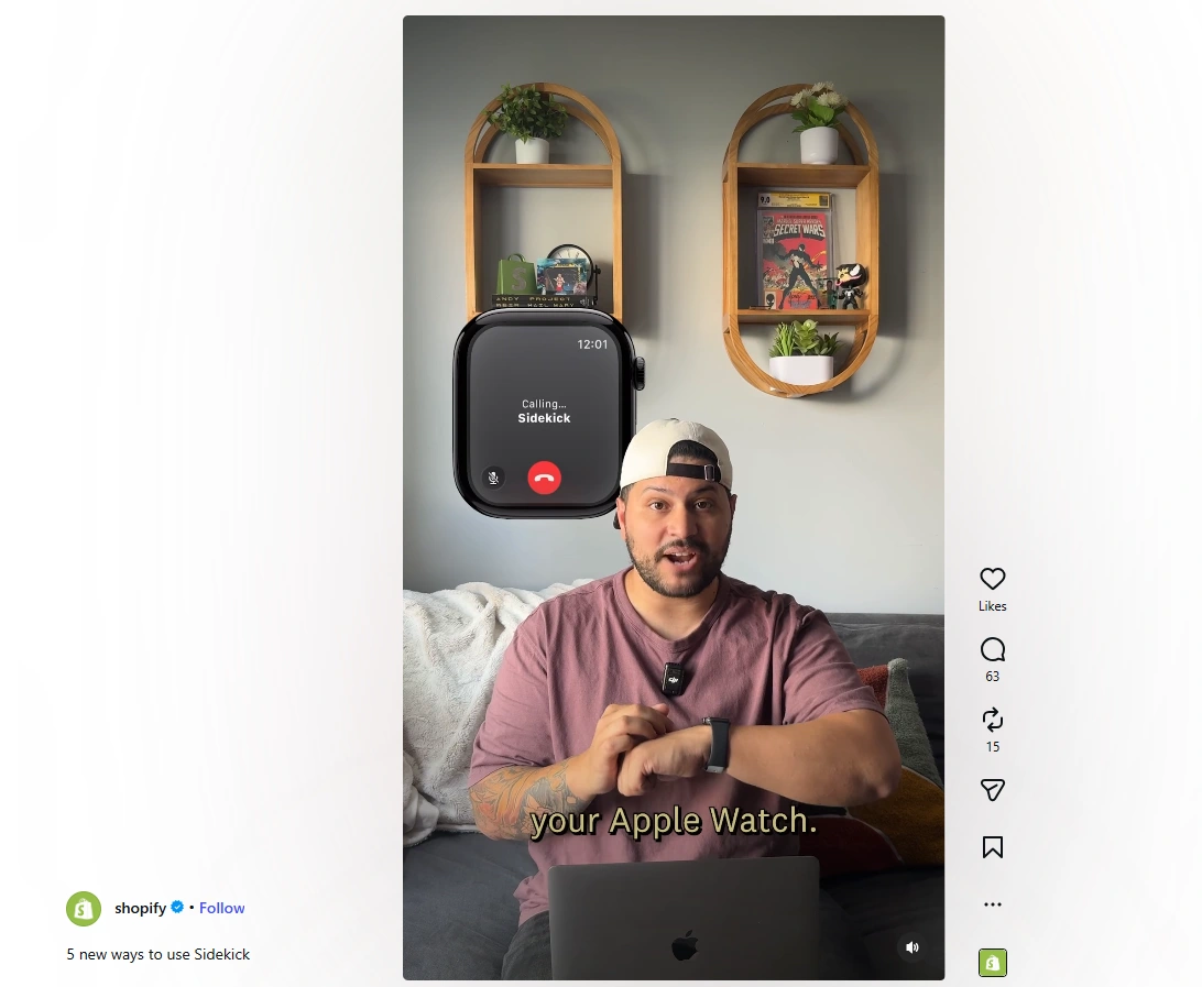 Sidekick on Mobile and Apple Watch interactive UI