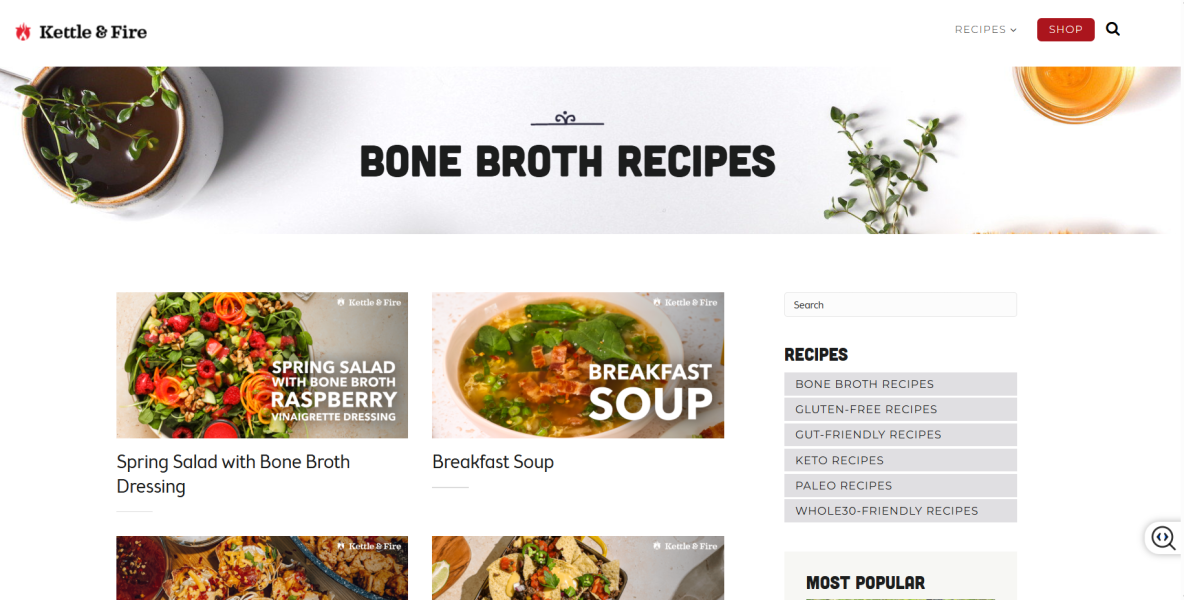 blog page